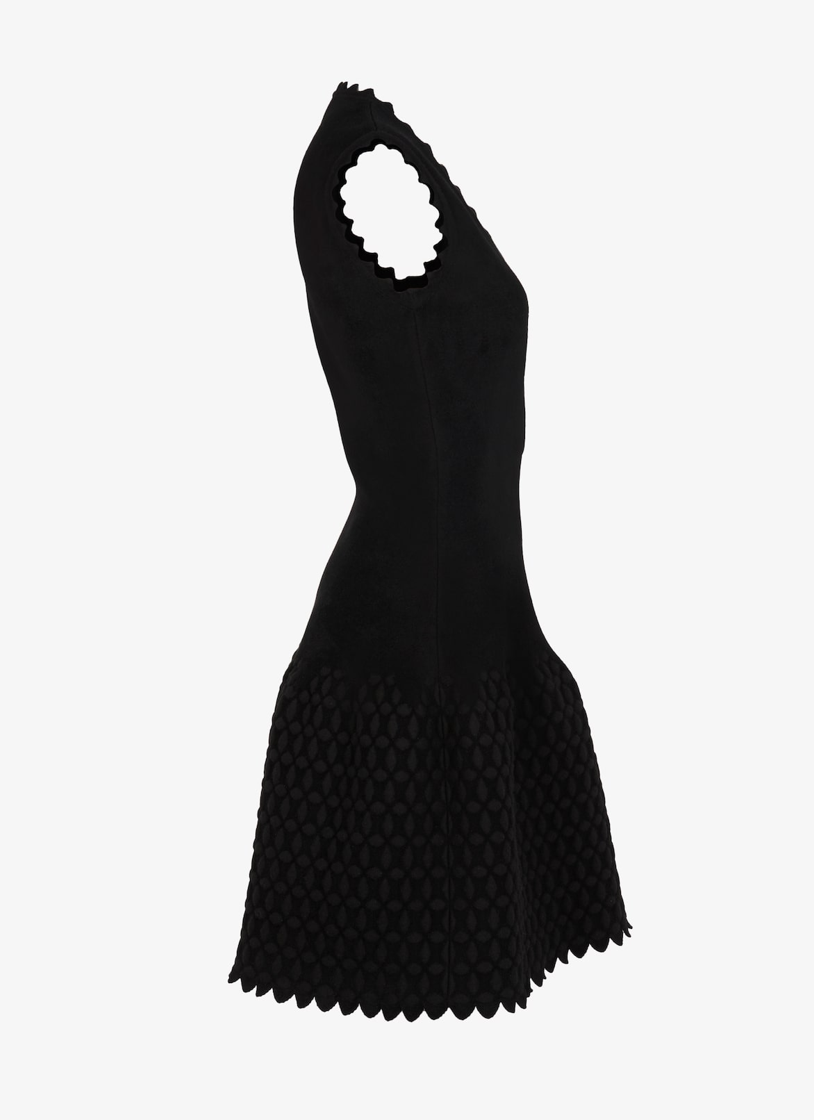 Scalloped Dress ALAÏA BLACK SCALLOPED DRESS